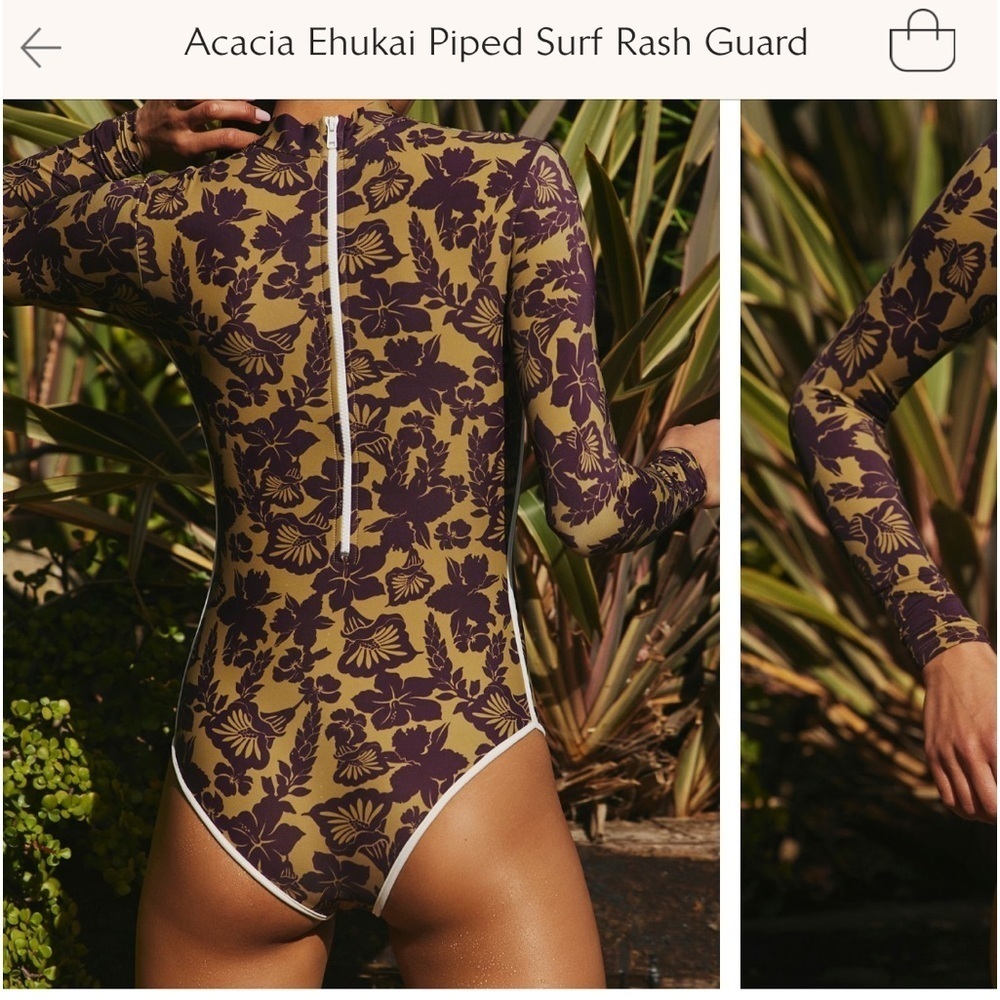 Free People x Acacia Surf Rash Guard size P NWT - Picture 14 of 15
